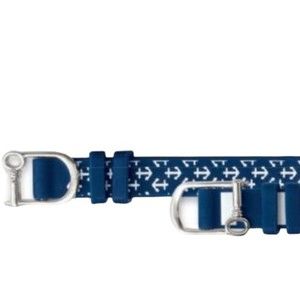 Keep Collective Silicone Band Navy White Stripe Anchor New in Bag (retired)